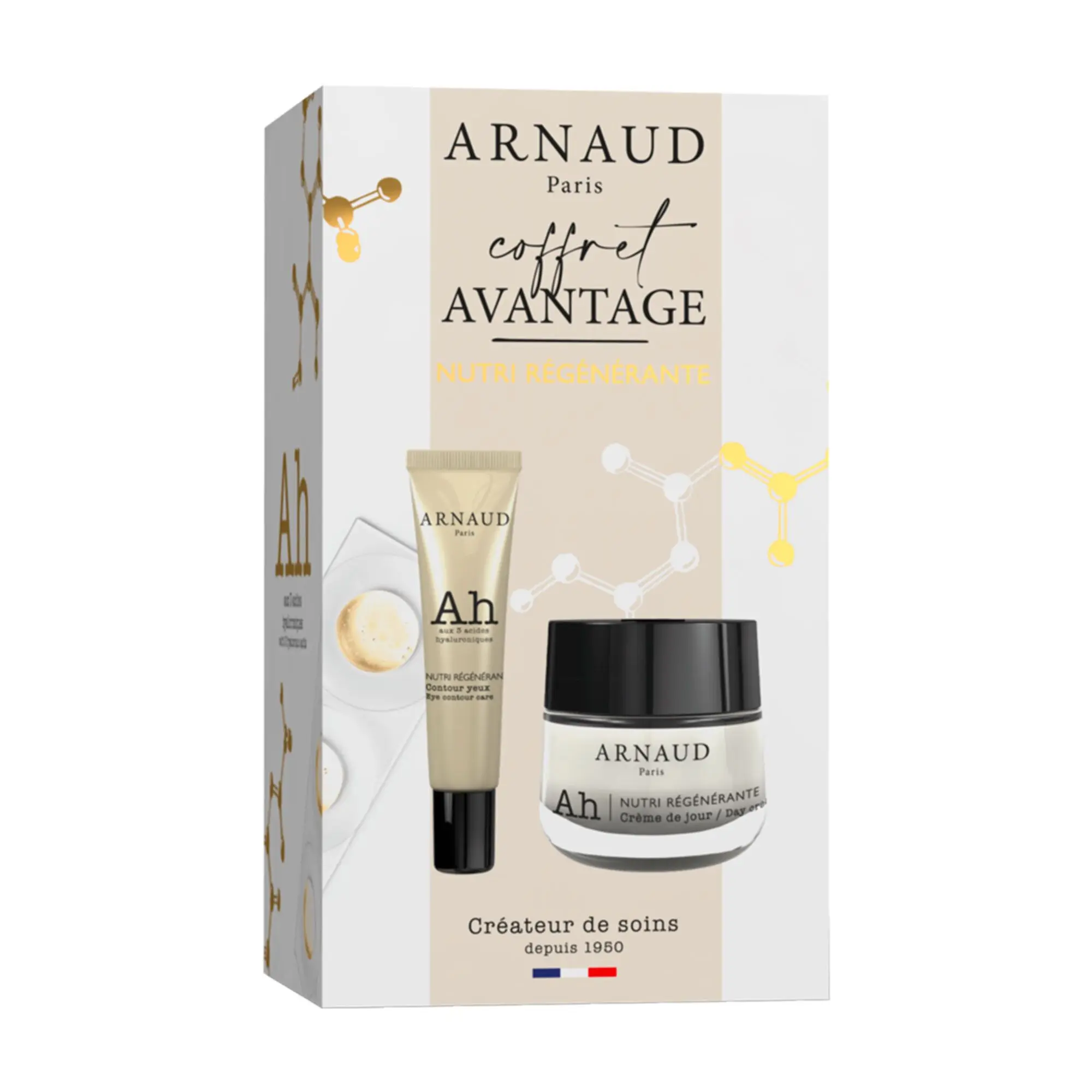 Arnaud Paris - Coffret Avantage Nutri Régénérante AH - ContourYeux & Crème de Jour- Femme