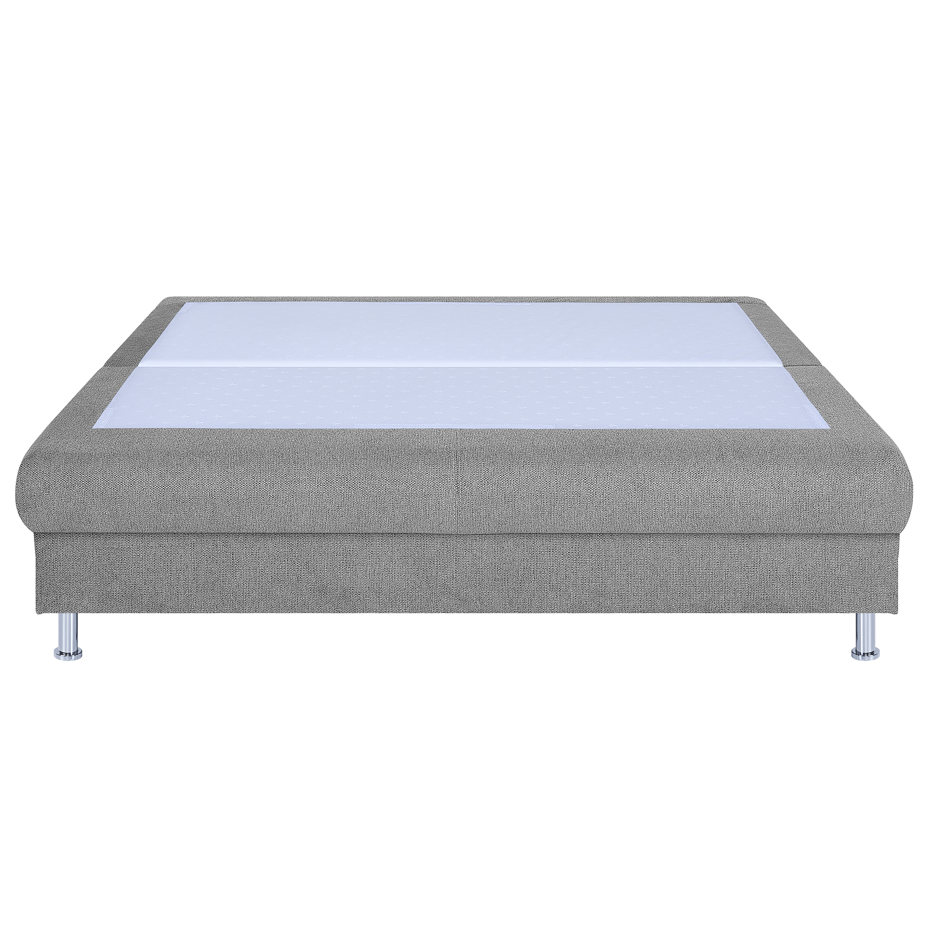 Schlafsofa - taupe - Staukasten - integrierter Topper