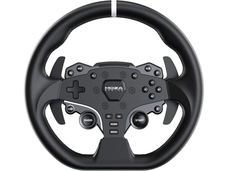 MOZA Racing Lenkrad R5 Racing Set Leistungsstarkes-Lenkrad und Pedal-Set für Rennsimulationen