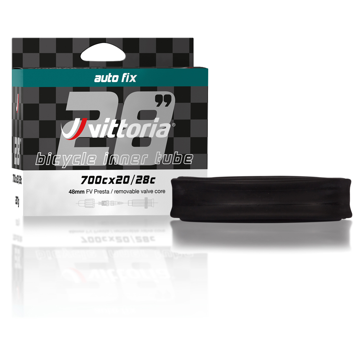 Vittoria Auto Fix 29x1.95/2.50 Slange med Lappevæske 48mm Racerventil