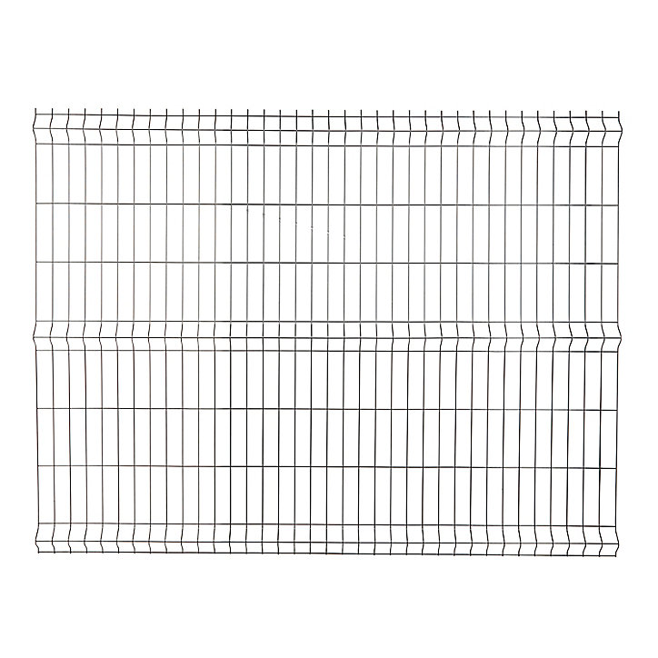 Panneau de clôture grillagée Blooma Louga gris 200 x h.153 cm
