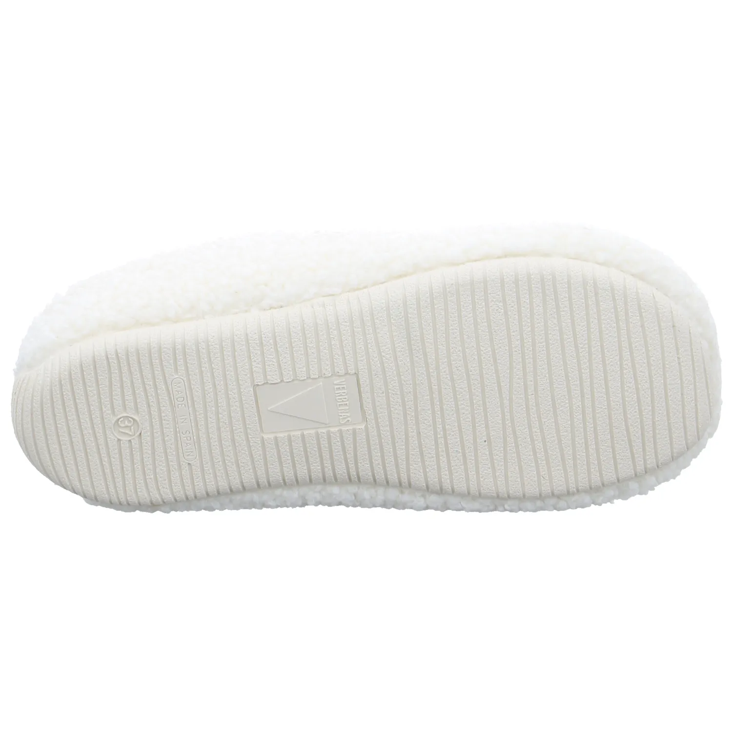 VERBENAS Hausschuh Offwhite Textil