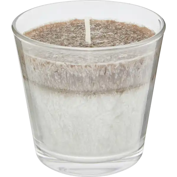 Gefülltes Glas Stearin Vanillezucker