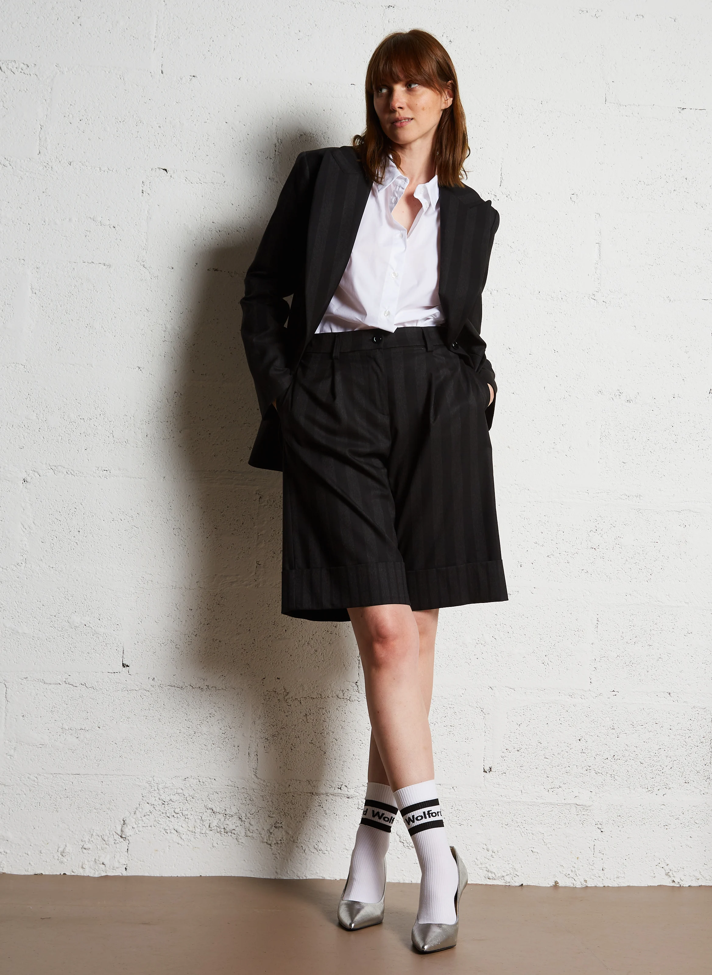 Blazer col tailleur | Noir
