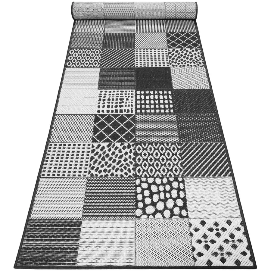 Esprit Outdoorteppich In & Outdoor Chester schwarz