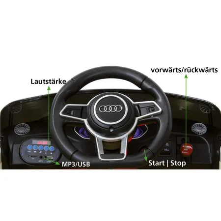 Jamara Ride-on Audi TT RS weiß 12V