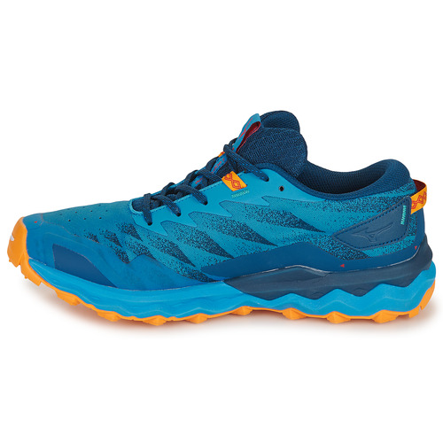 Mizuno - WAVE DAICHI 7 - Bleu / Orange