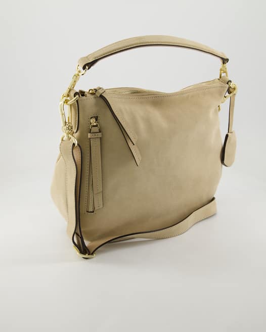 Abro Beutel Juna Handtasche in Beige