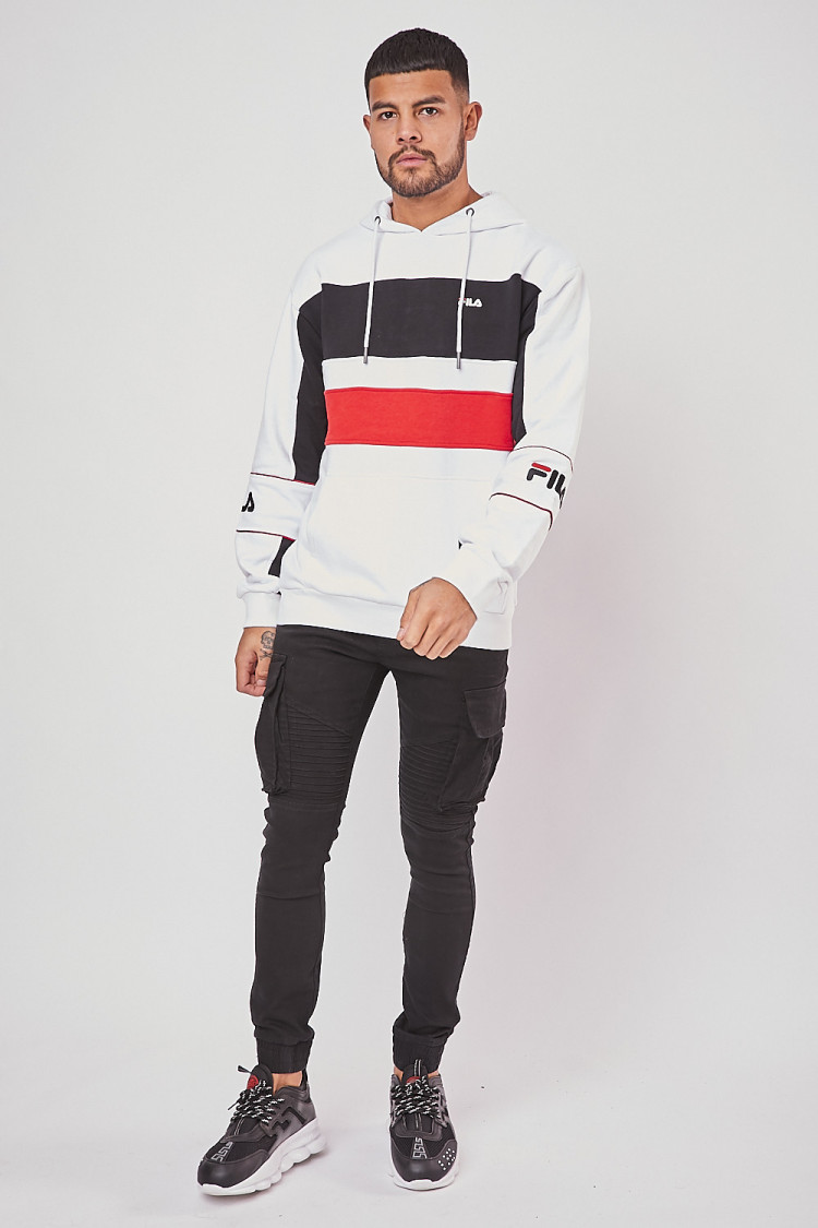 Sweat à capuche Tan Hoodie FILA White