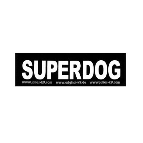 Coleira para cães Julius K9 Superdog com etiqueta de identificação