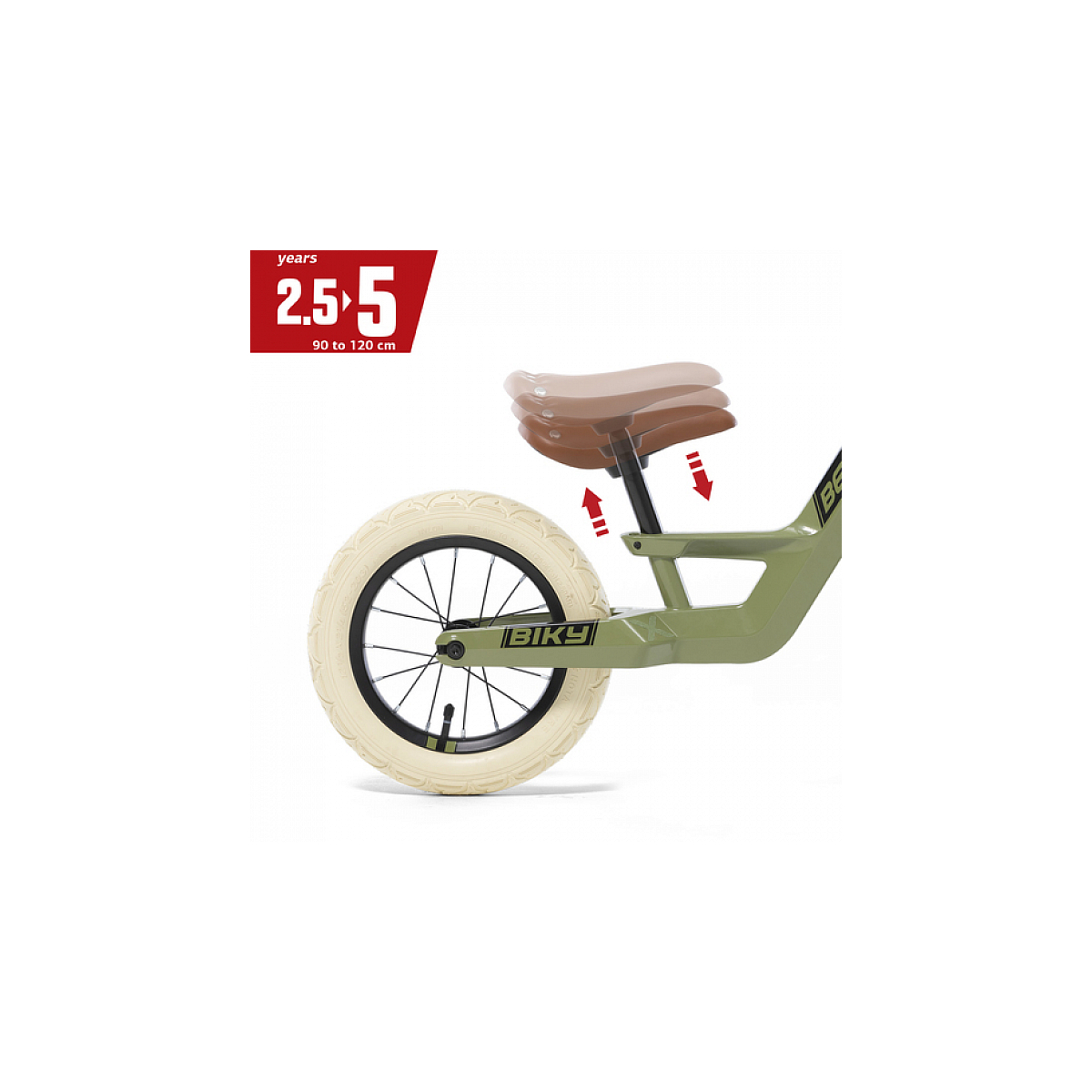 Vélo déquilibre biky retro vert