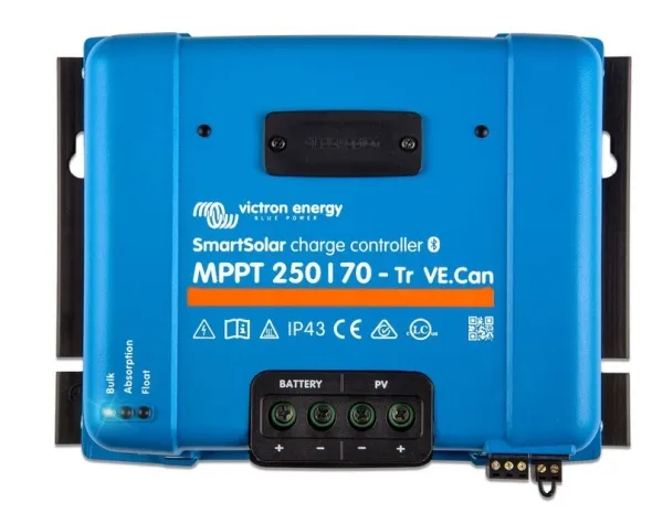 Victron Energy SmartSolar 250/70-Tr VE.Can Solcelle-opladningsregulator MPPT 12 V, 24 V, 48 V 70 A