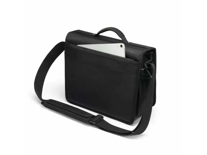 DICOTA skuldertaske REFLECTIVE sort
