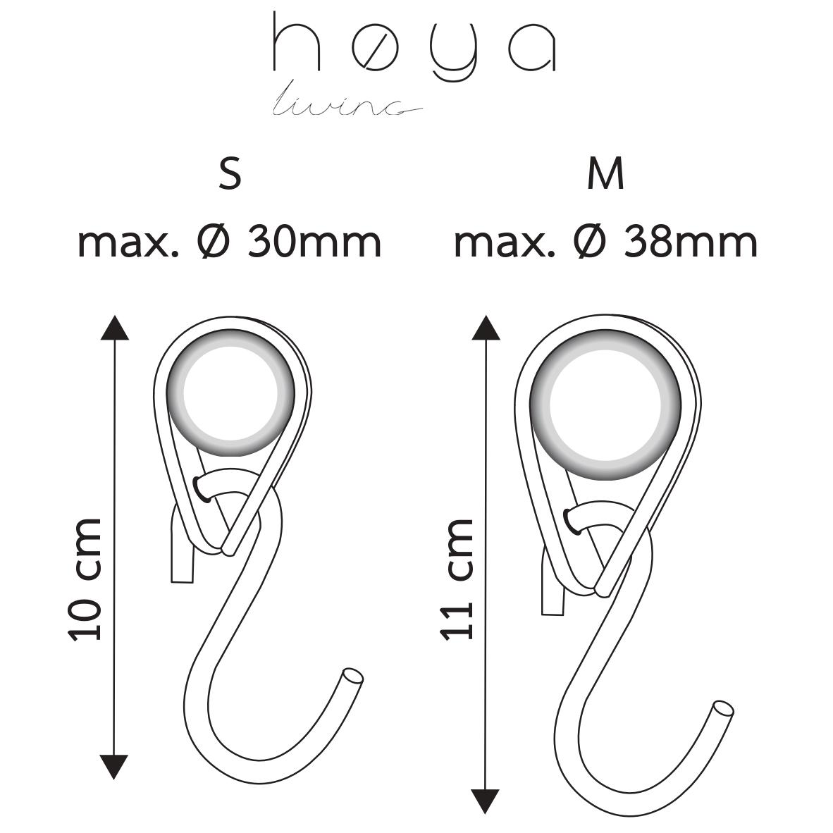 M/gou/Zwart | S-haak hangers