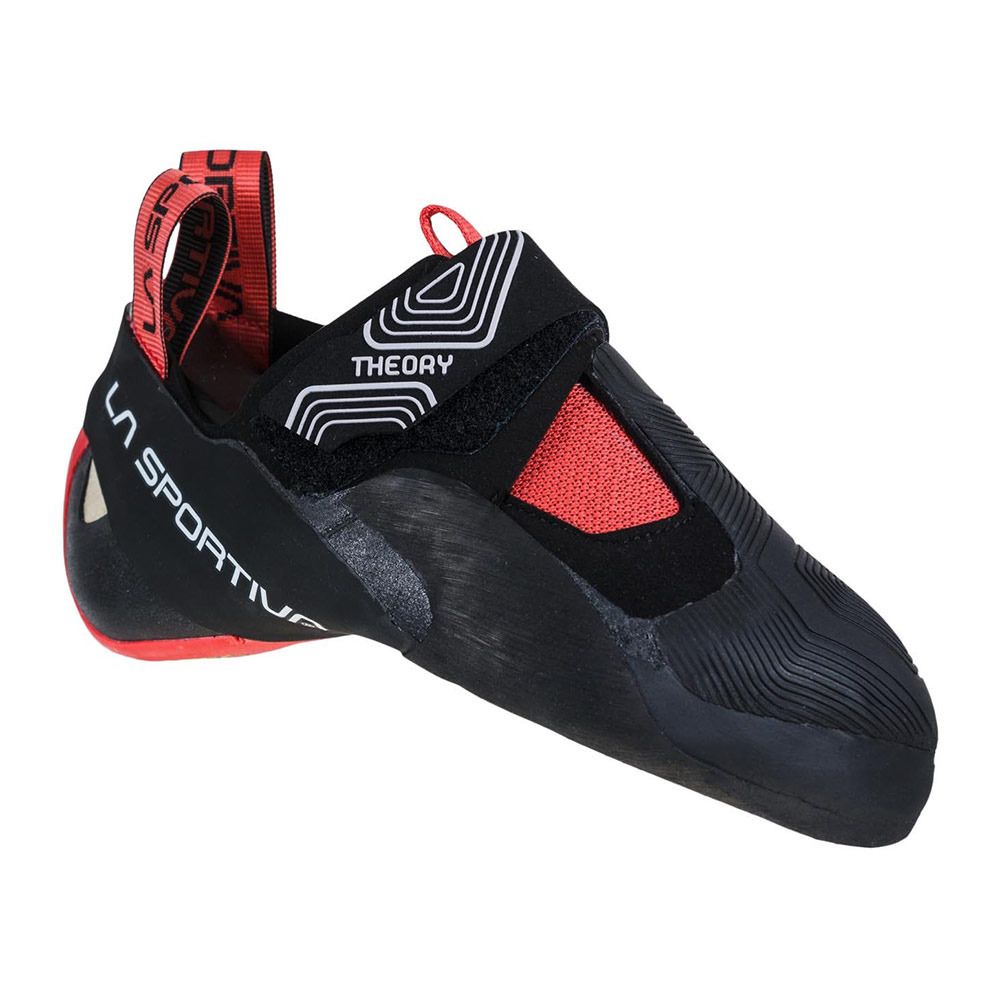 La Sportiva THEORY - Chaussons escalade Femme black/hibiscus