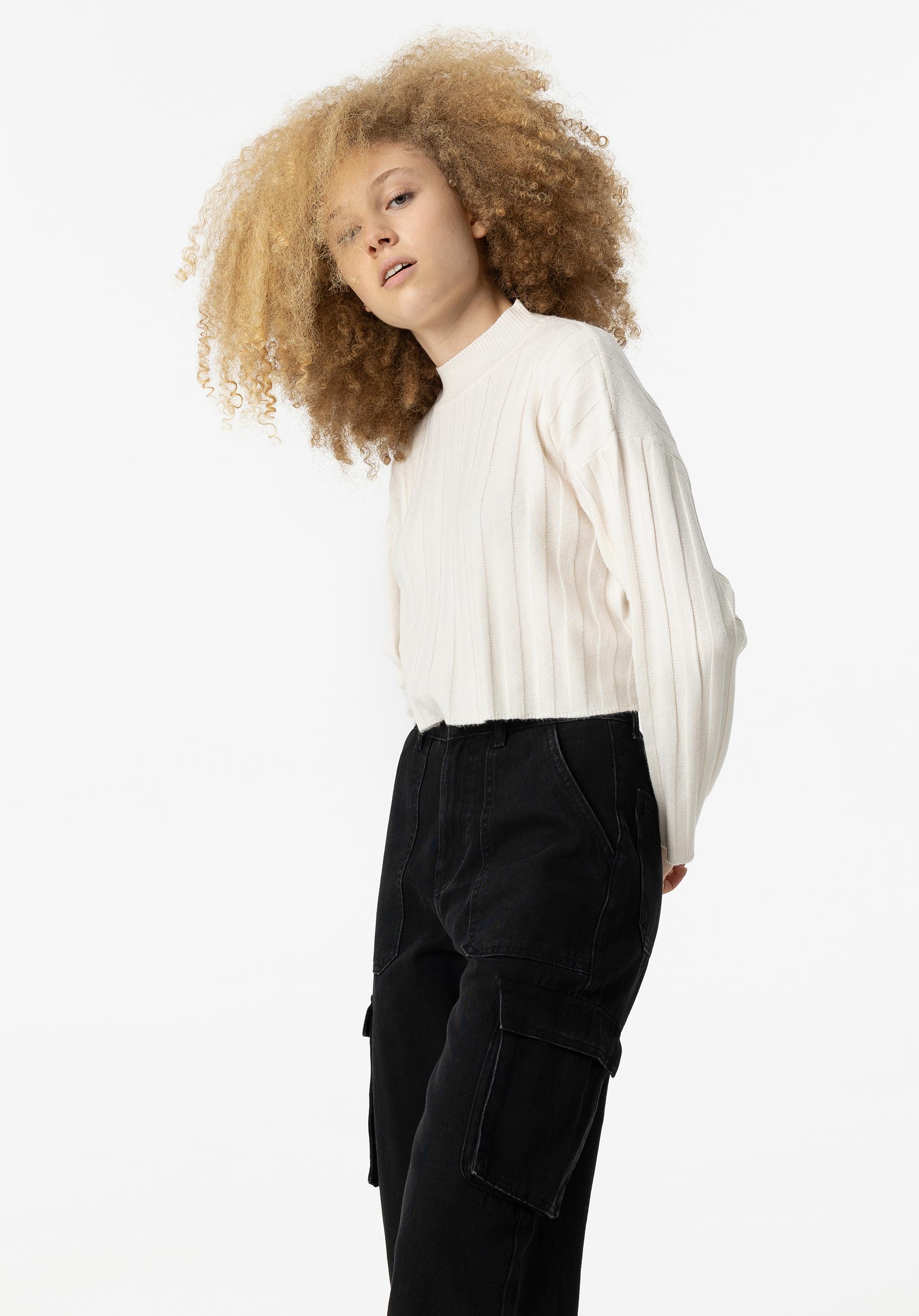 Camisola de Malha Cropped