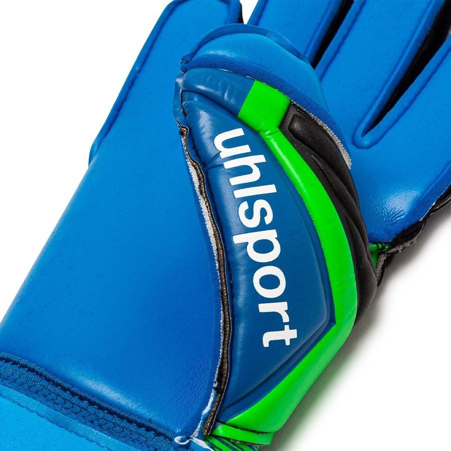 Uhlsport Gants de Gardien Aquasoft - Bleu/Vert/Blanc