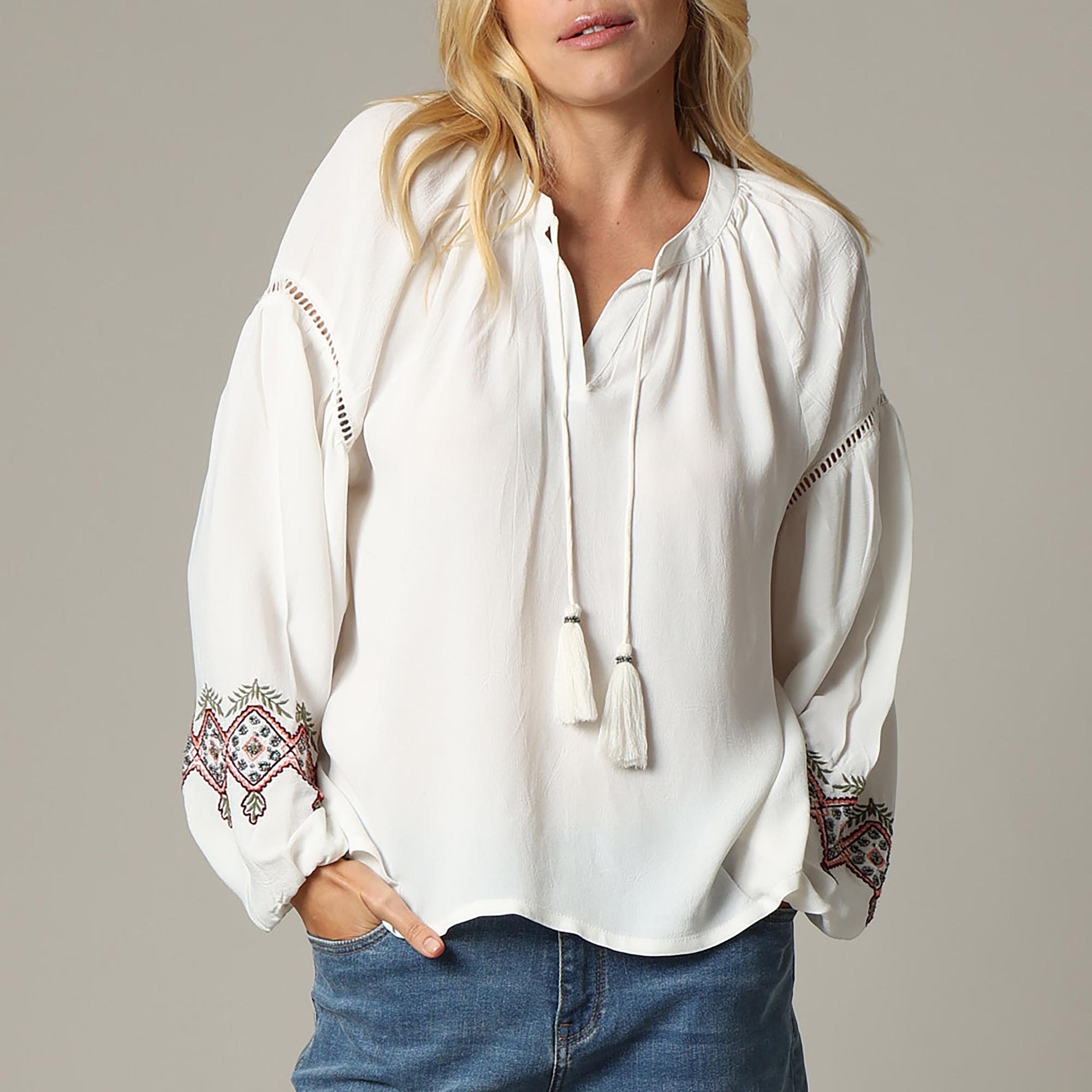 Blouse Femme beige