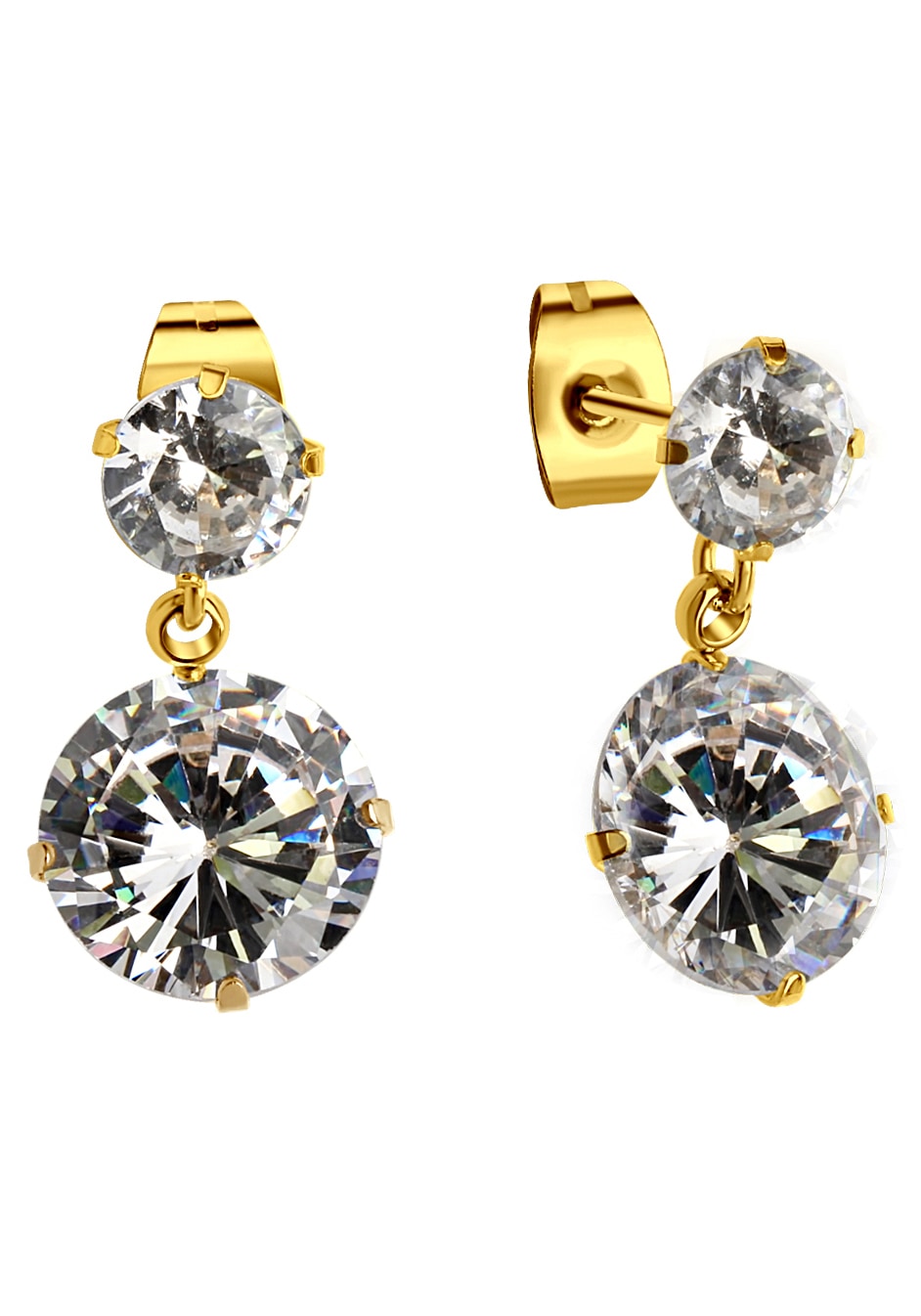 Firetti Paar Ohrstecker »Schmuck Geschenk Ohrschmuck glitzernd« mit Zirkonia (synth.)