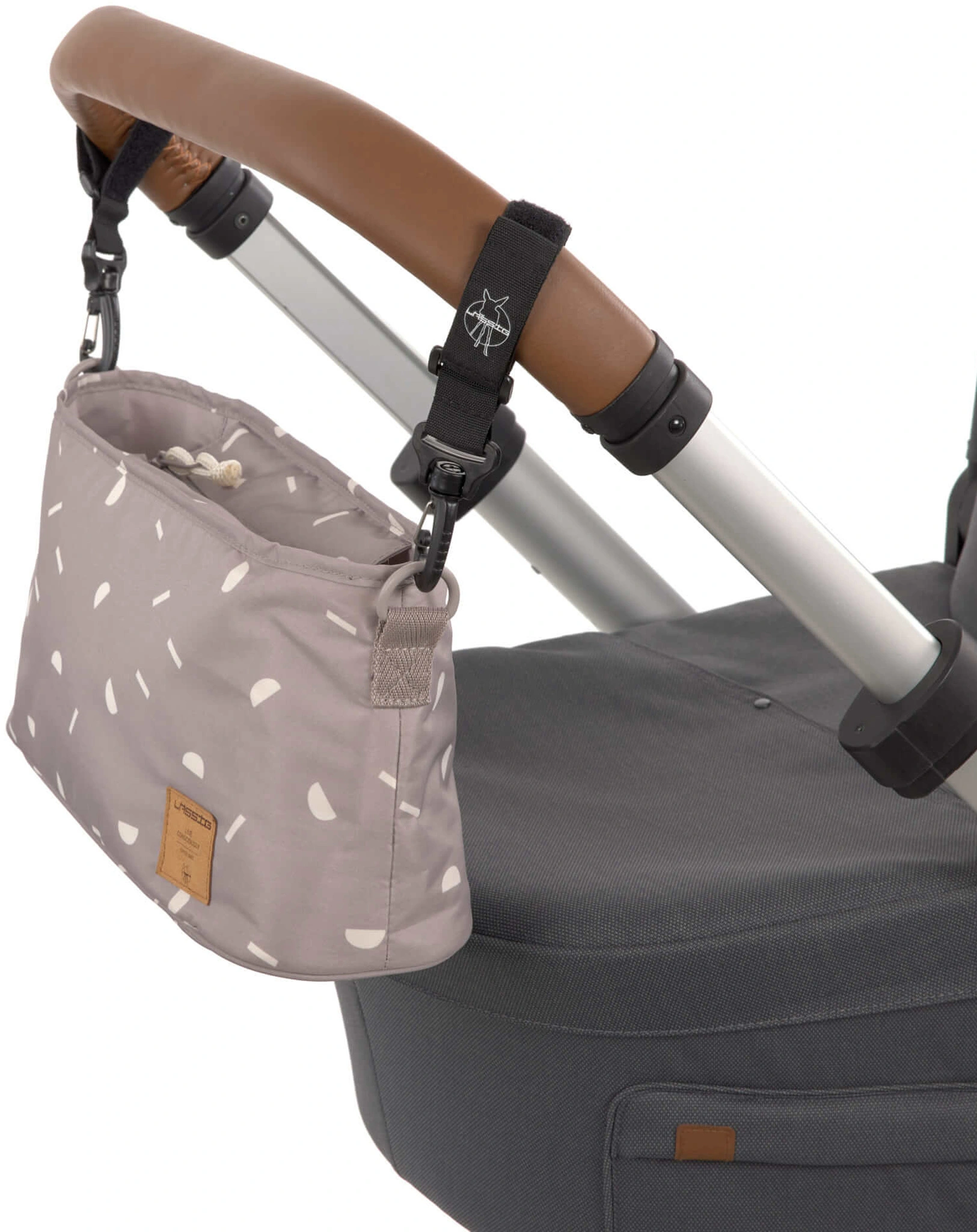 Kinderwagen-Organizer BLOCKS (36x13x17) in taupe