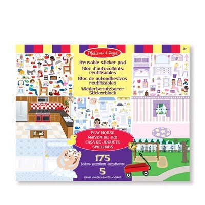 Melissa & Doug Klistremerkesetter Gjenbrukbar 6-Pack