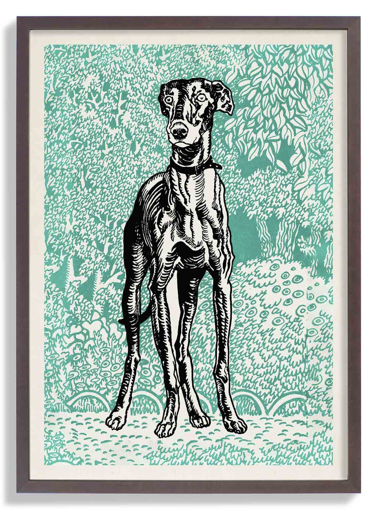Windhund Nr. 2 von Moritz Jung