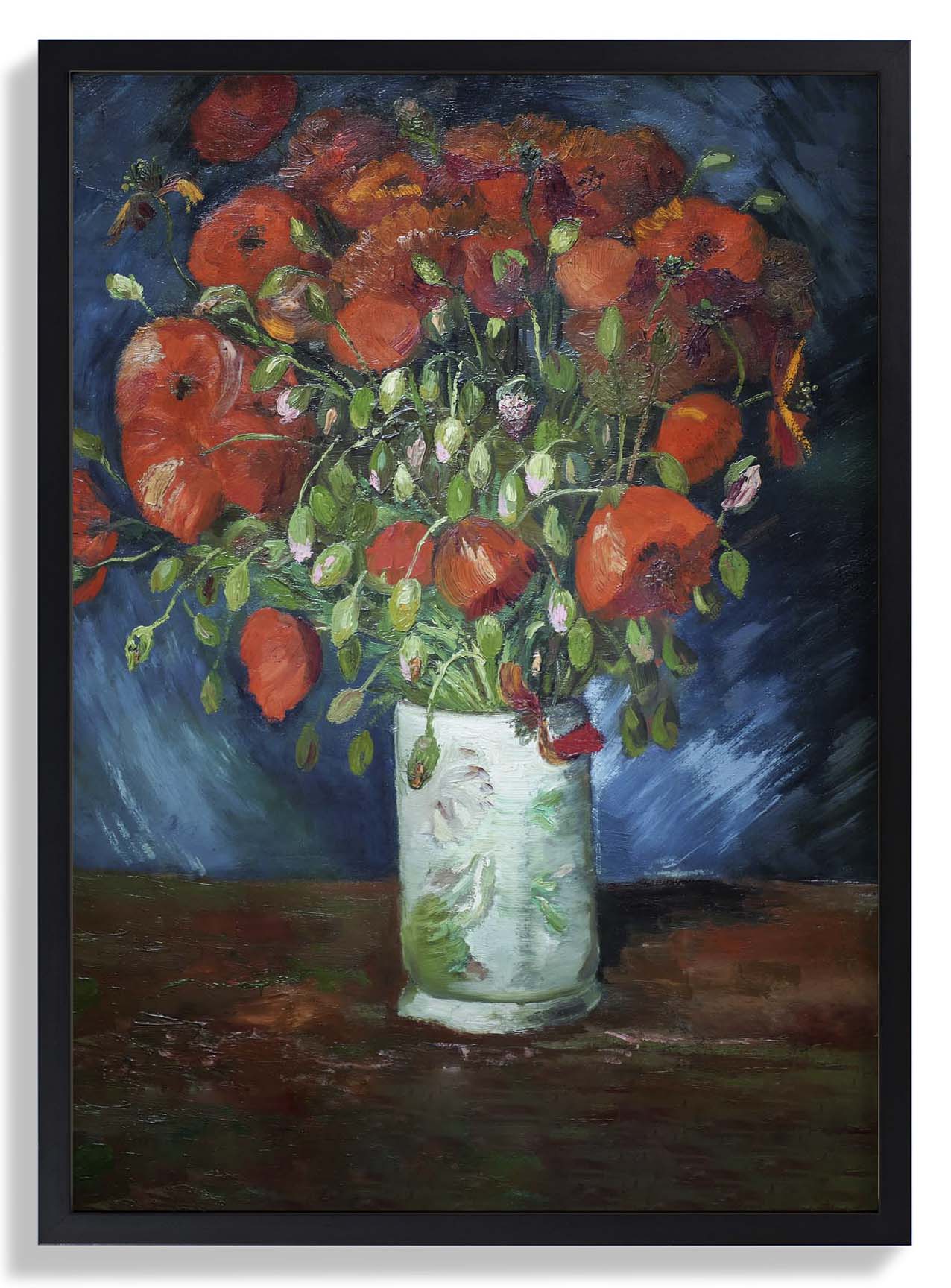 Vase mit Mohnblumen von Van Gogh