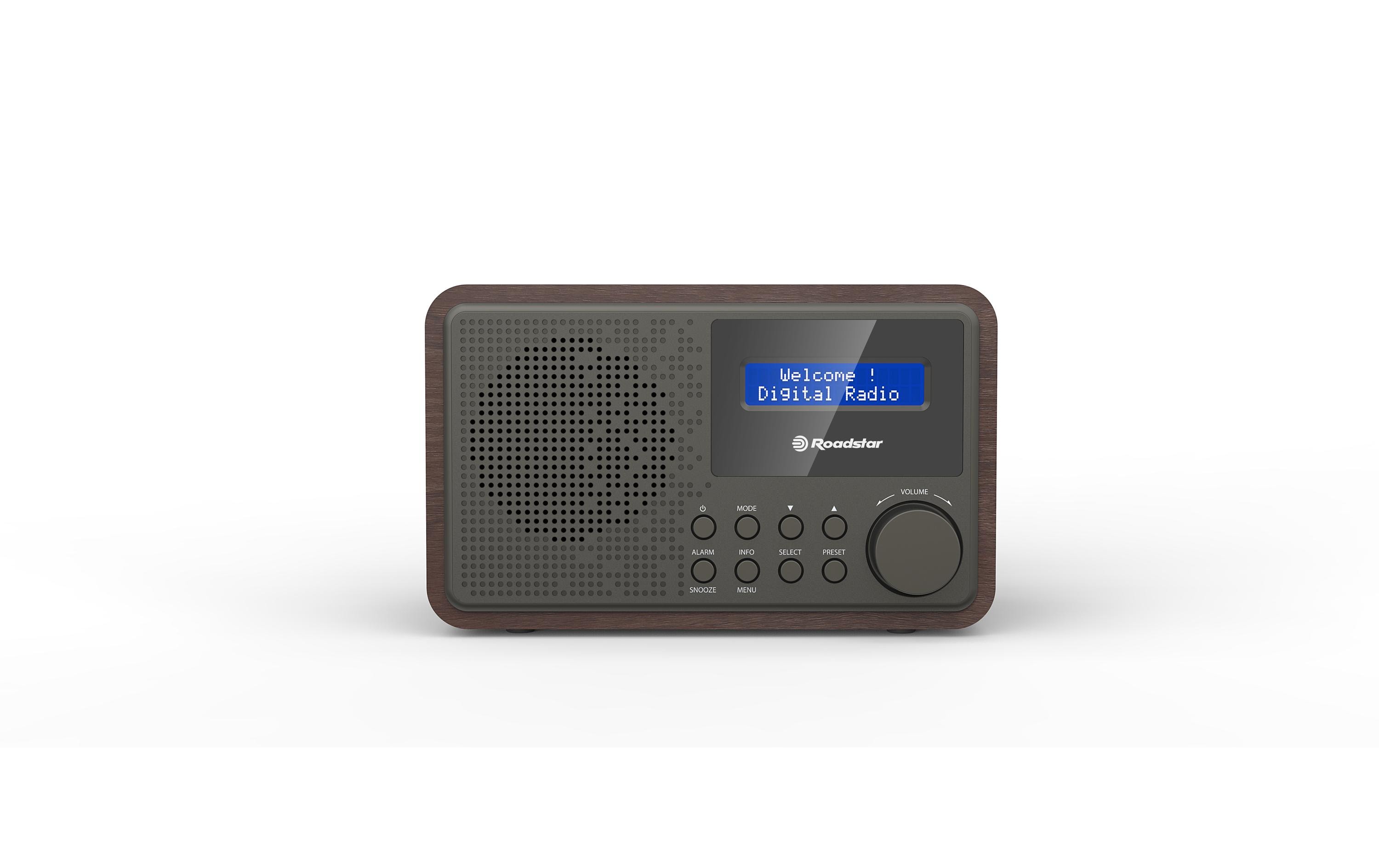 DAB+ Radio HRA-700D+ BraunDigitales DAB + und UKW- Radio – 10 +10 Senderspeicherplätze (10x DAB+ und 10x UKW Senderspeicher)