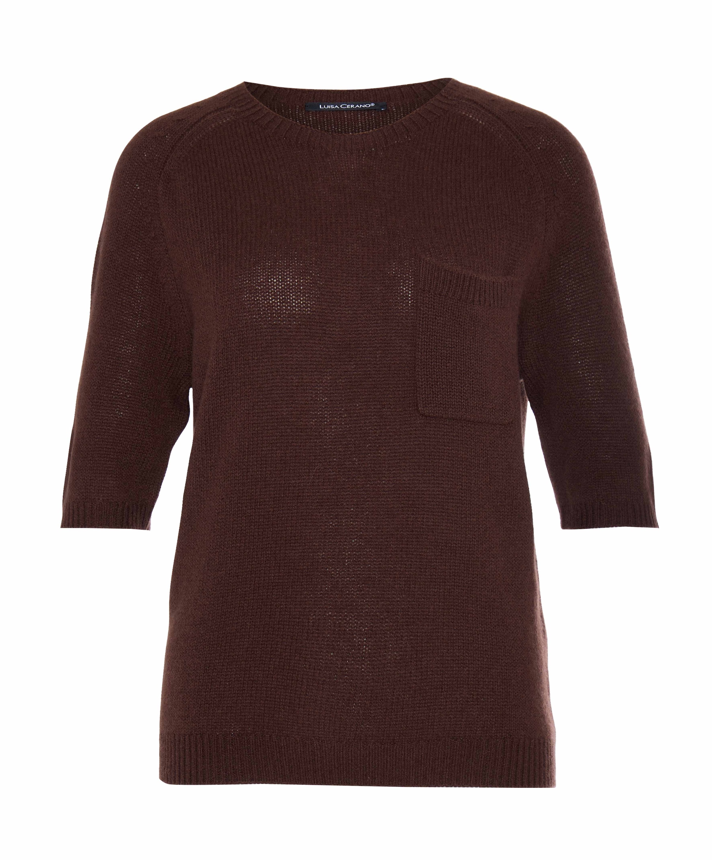 LUISA CERANO Dames top bruin