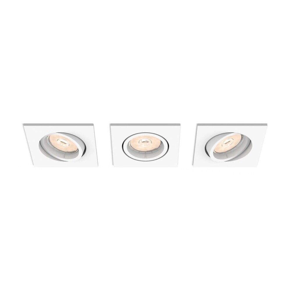 DOWNLIGHT PHILIPS DONEGAL HVIT 3PK