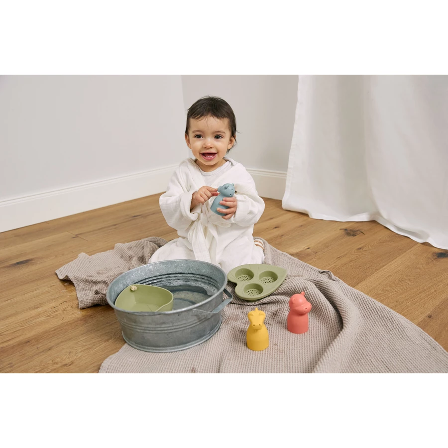 LÄSSIG Boat Toy Set Water Friends olive