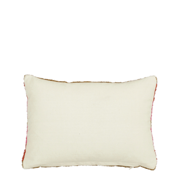 Kussen tufted roze - l35xb25xh10cm
