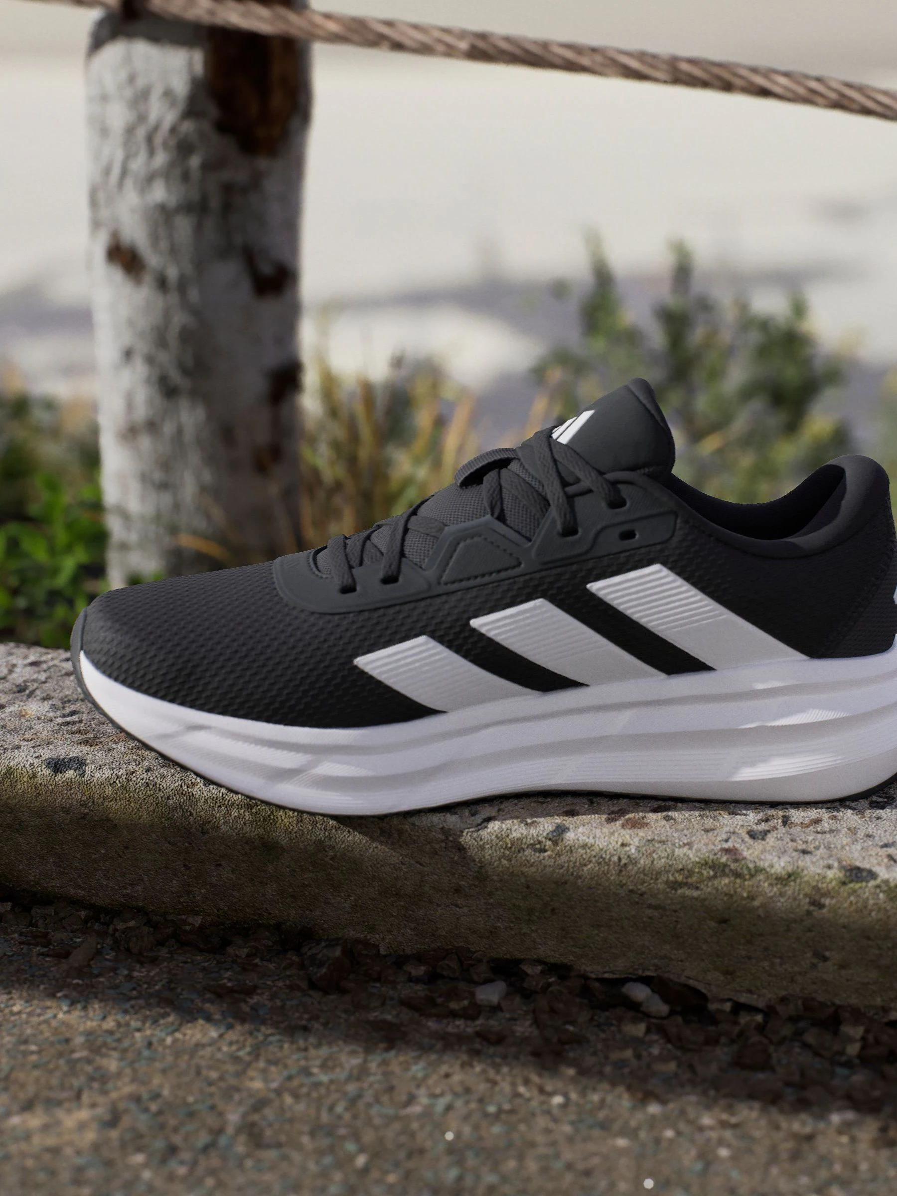 Zwart/wit - adidas Galaxy 7 hardloopschoenen