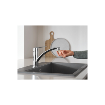 Grohe Quickfix keukenkraan Start lage uitloop chroom