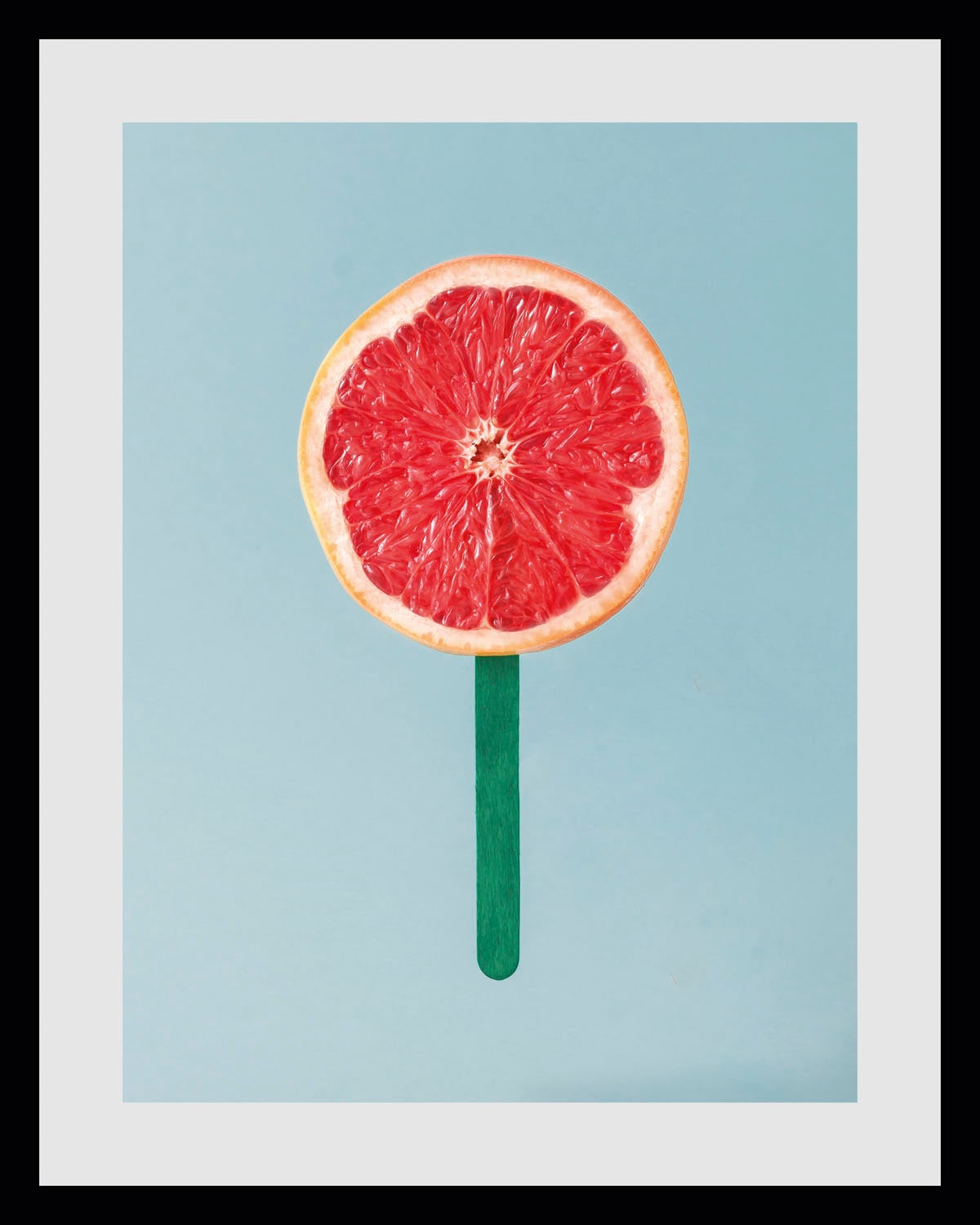 queence Bild »Citruspop« Obst | Obst Bilder | Süssigkeiten 1 Stk. tlg. HD Premium Poster-Druck inkl. Holzrahmen