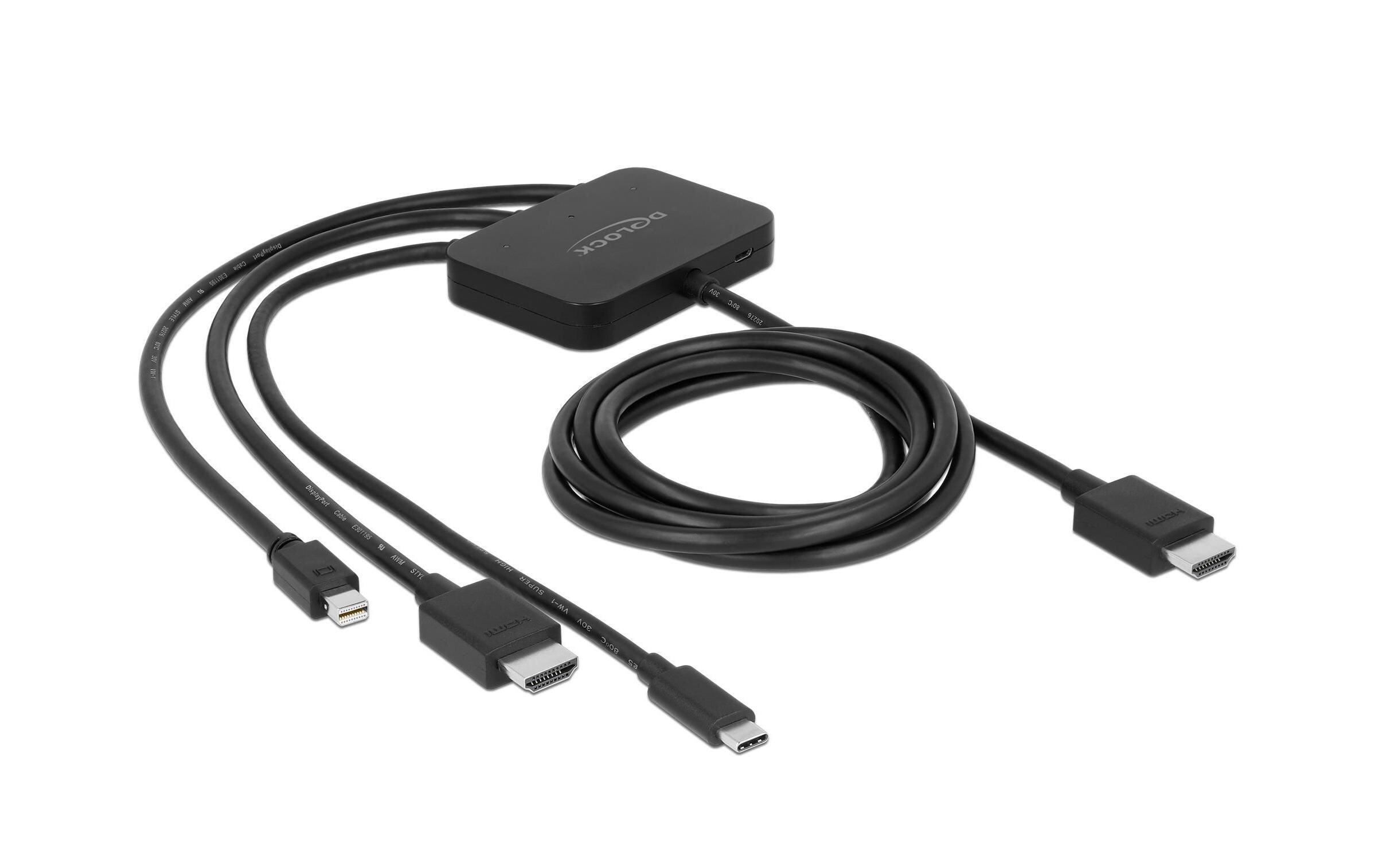 Adapter 85830 USB-C, HDMI oder Mini-DP zu HDMI 1.8m