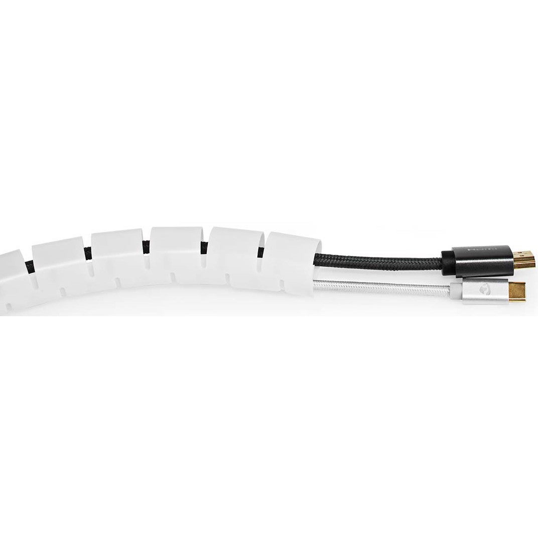 Nedis CMSW2328WT200 spiraalband 28 mm 2 meter wit