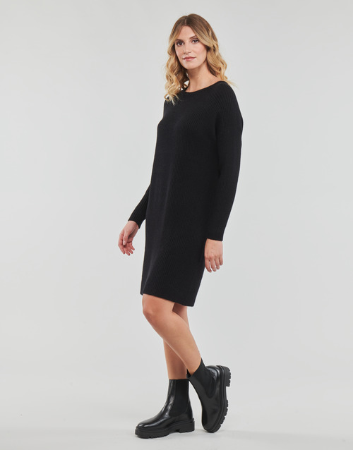 Only - ONLFIA KATIA L/S DRESS CC KNT - Noir