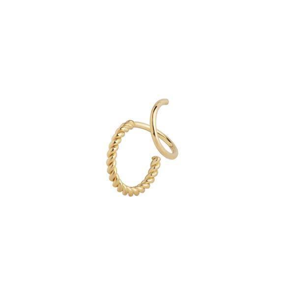 Maria Black  Sofia twirl ørering - Forgyldt