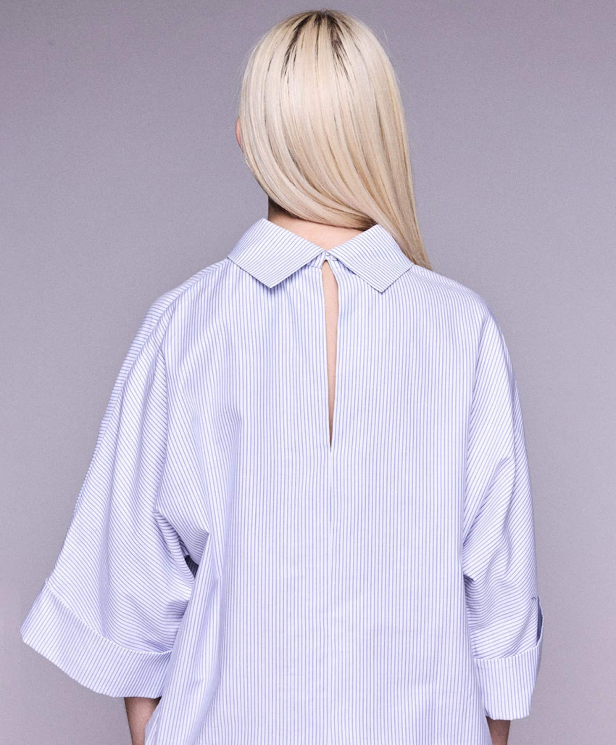 JOHNY Dames blouse blauw