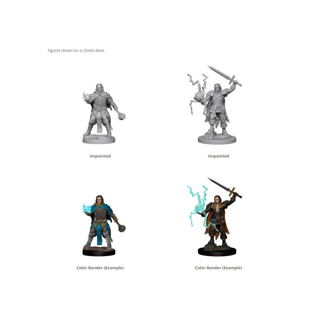 Pathfinder Deepcuts Unpainted Miniatures: Human Male Cleric
