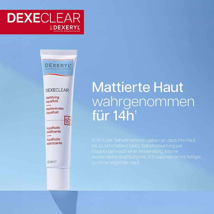 Dexeryl Dexeclear mattierendes Aquafluid SPF 50, 40 ml
