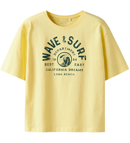 Name It T-Shirt - NkmVictor - Lemon Baiser/Wave Surf