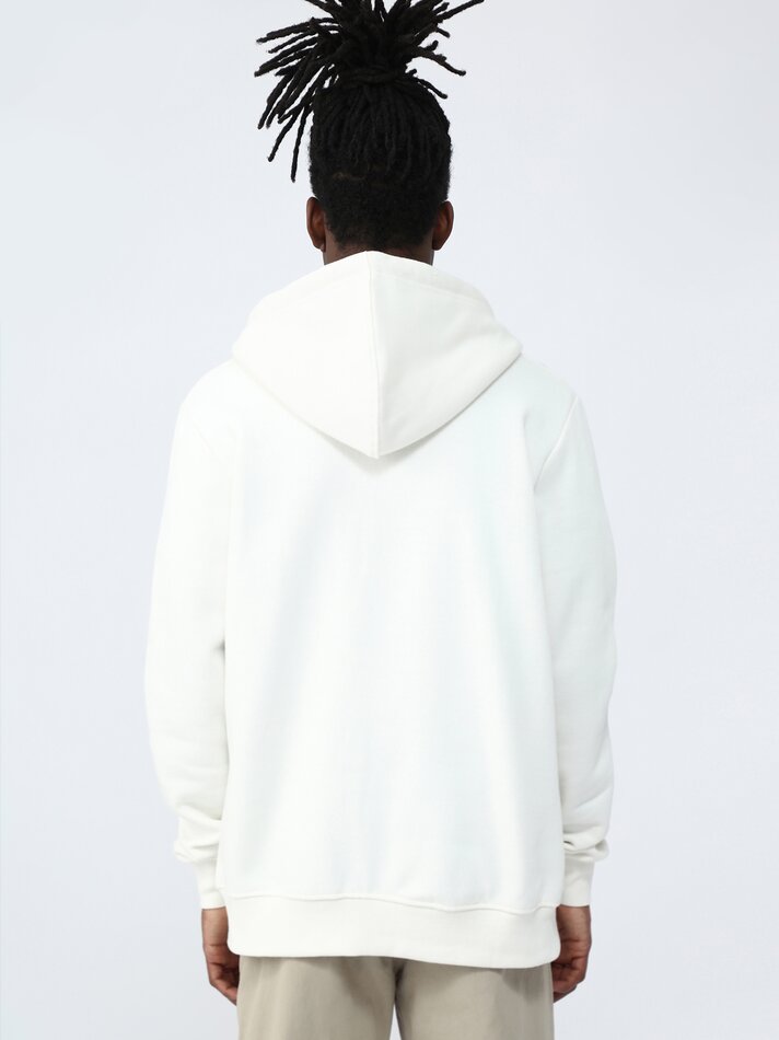Jaqueta básica com capuz - Off-white