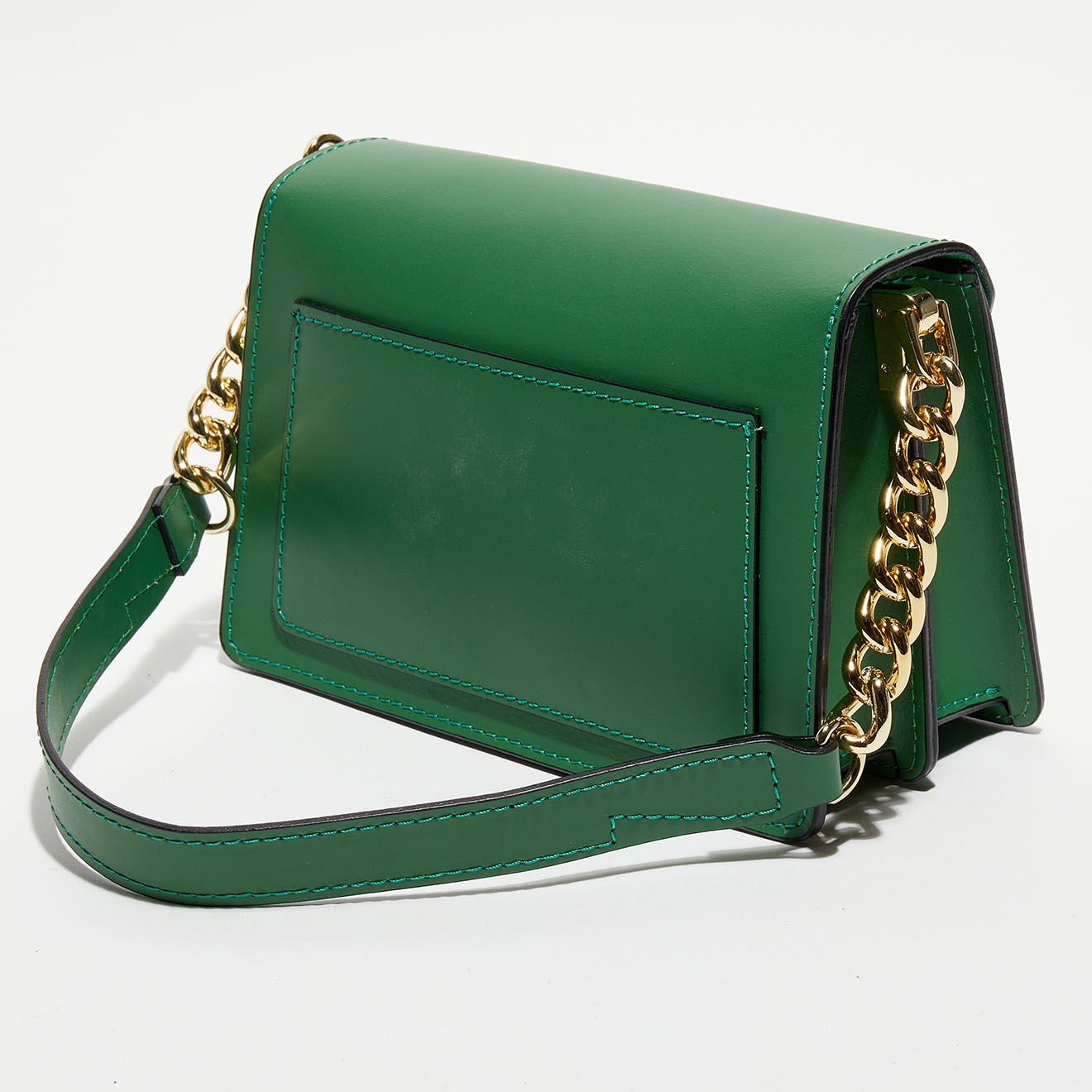 Christian Laurier Sac bandoulière en Cuir Ava vert - 22x14x10 cm