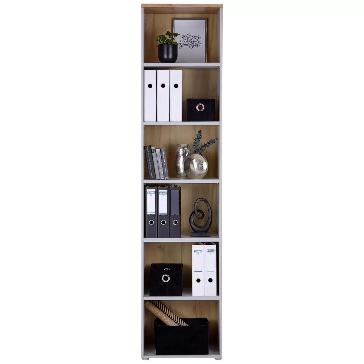 Aktenregal Kontor K1 kieselgrau