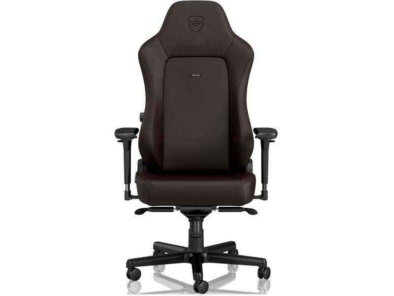 noblechairs Gaming-Stuhl Hero Java Edition Braun Gaming-Computersessel aus Kunstleder und mit 120 kg Belastbarkeit