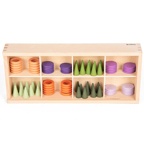 Tickit sorteerbakken met deksel - 3st
