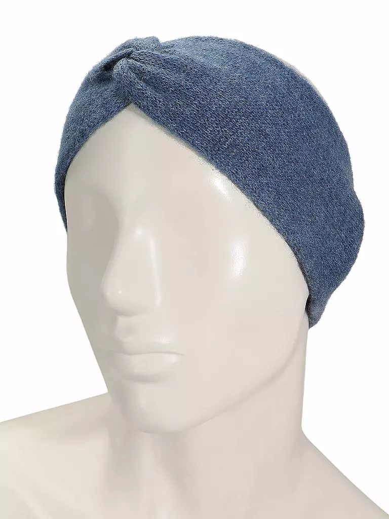 SEEBERGER Kaschmir Stirnband blau