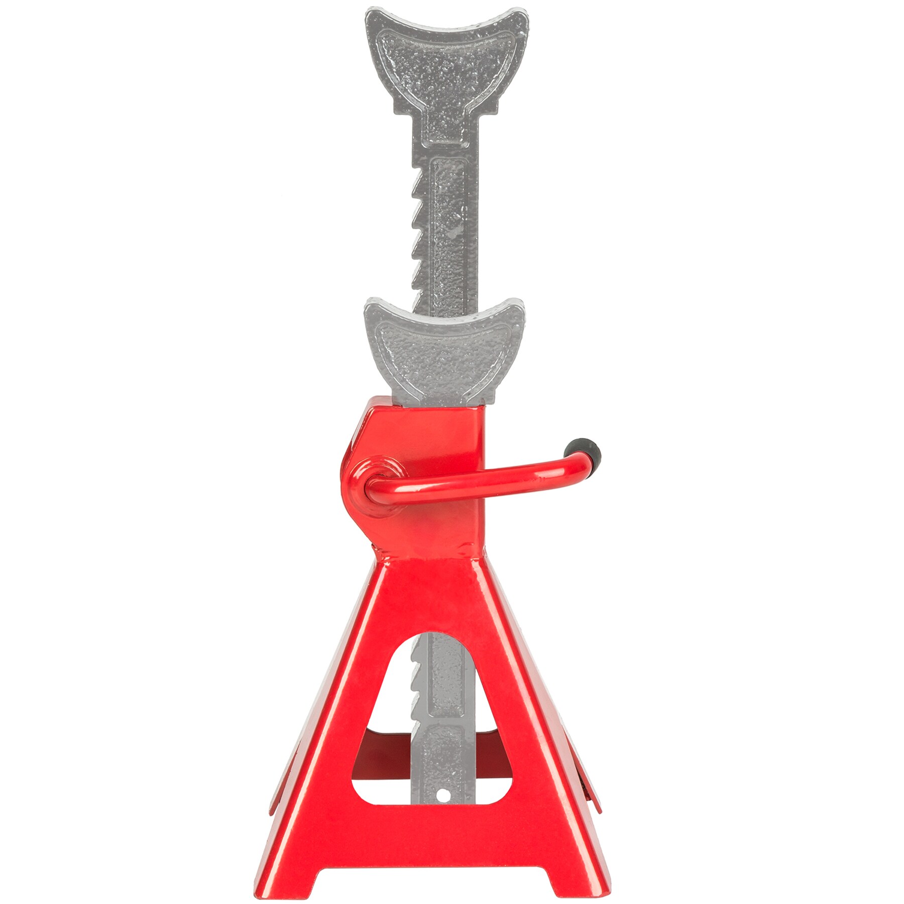 tectake® 2er-Set Unterstellbock, aus Stahl, 9-fach höhenverstellbar 285 - 425 mm, Ratschenmechanismus mit verriegelbarem Einhandhebel